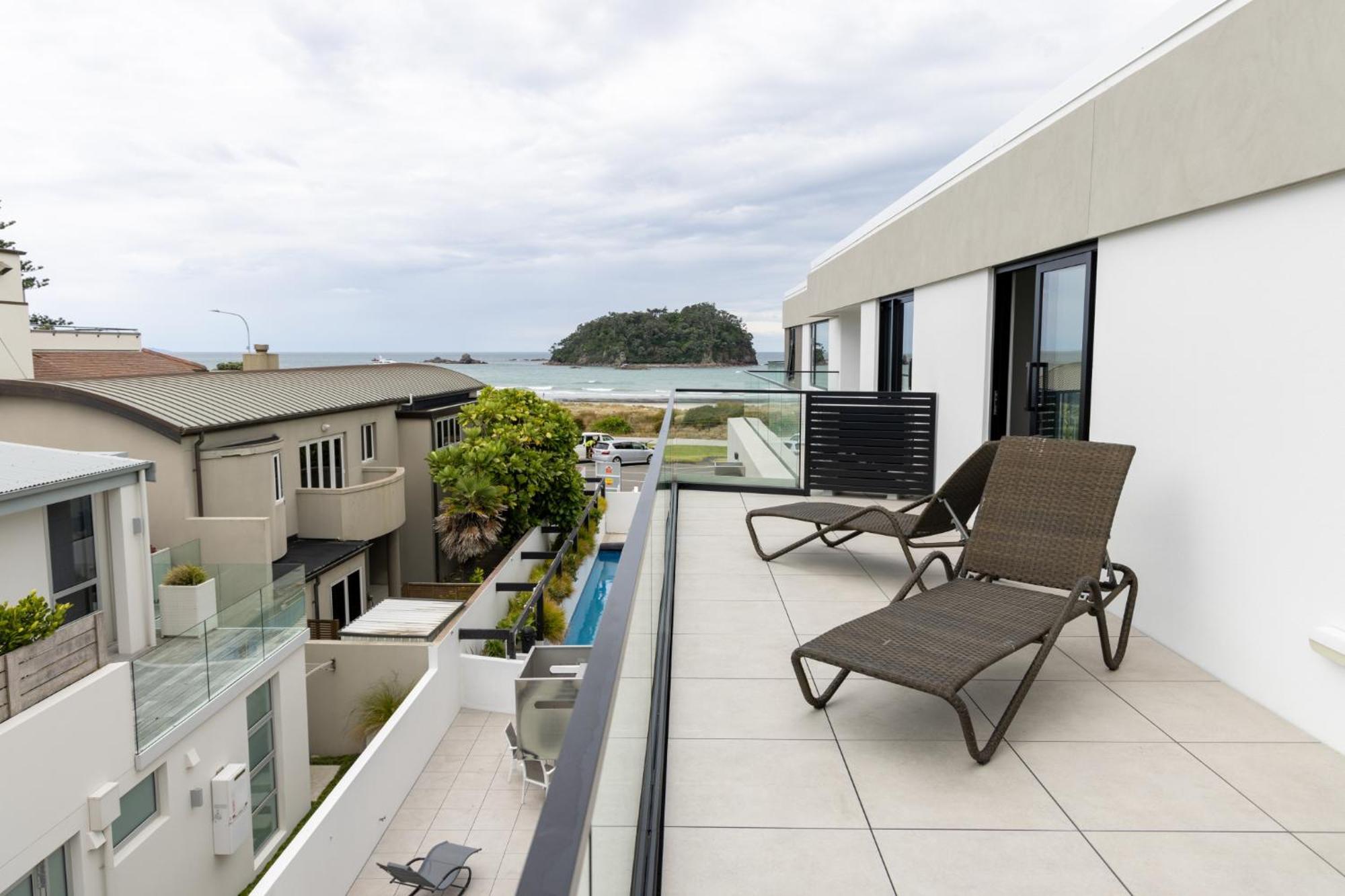 מאונט מאונגאנוי Belle Mer Beachfront Apartments - Self Serviced מראה חיצוני תמונה