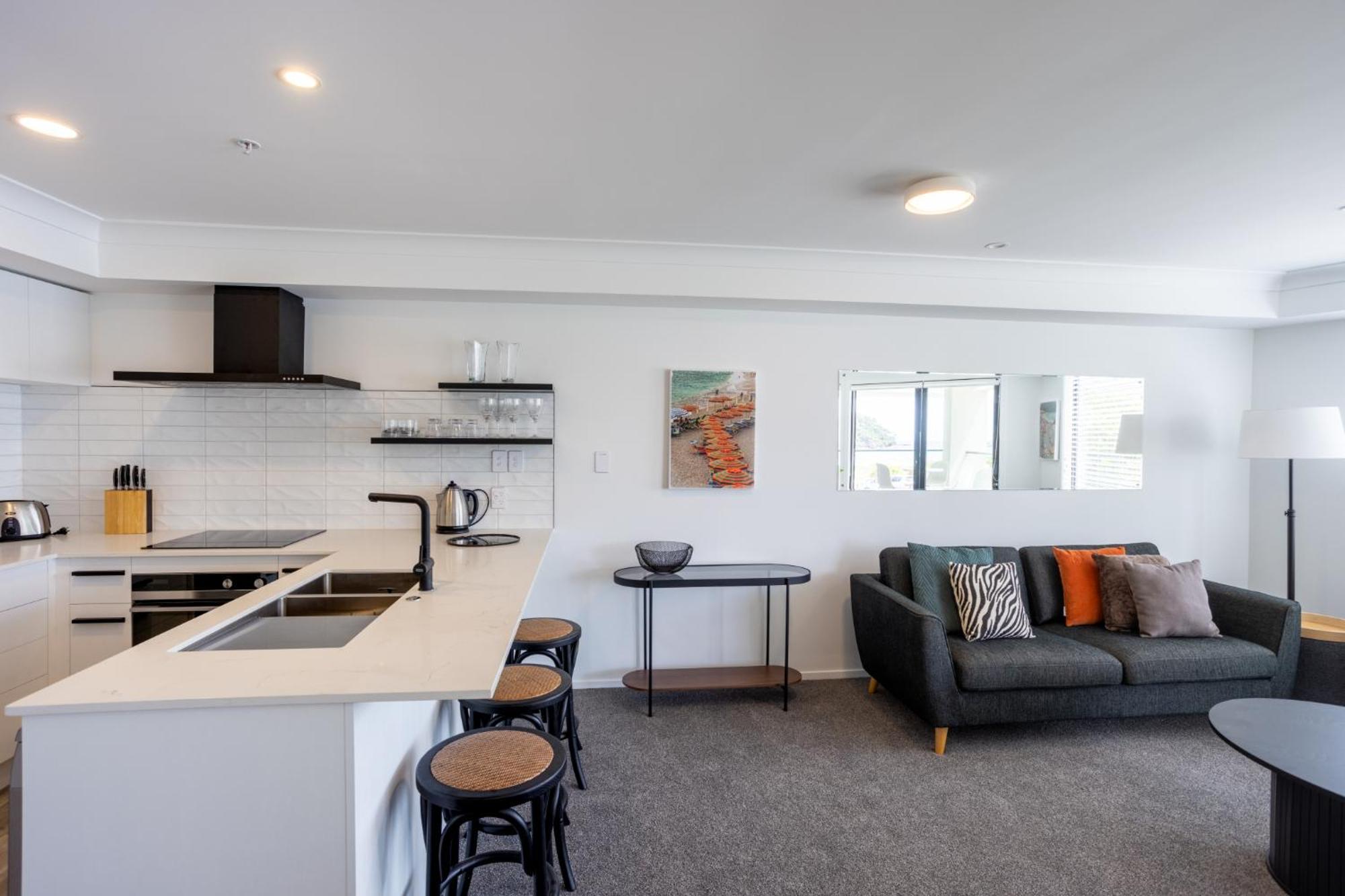 מאונט מאונגאנוי Belle Mer Beachfront Apartments - Self Serviced מראה חיצוני תמונה